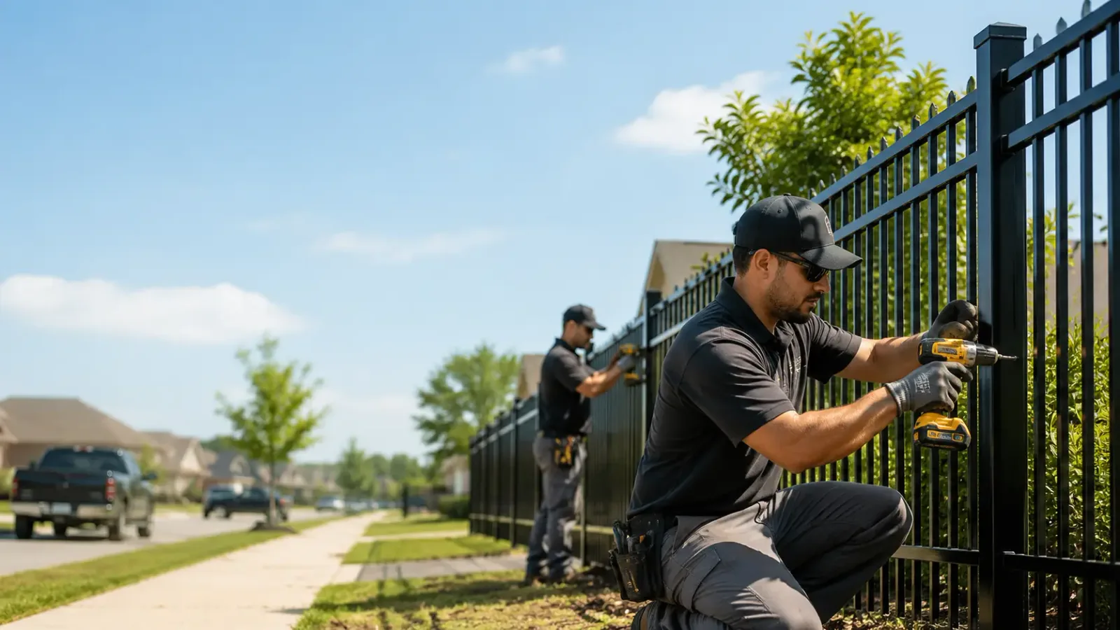 Metal Fence Installation in Savoy, TX